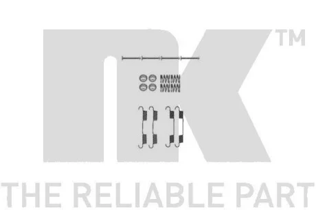 Колодки гальмівні стоянкових гальм NK 7922897