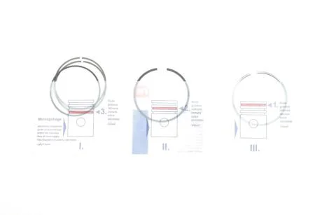Кільця поршневі Opel Astra 14 Turbo 10-15 / Corsa 14 Turbo 12-19 (STD) NPR 120035000800