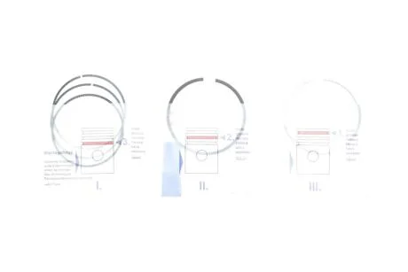 Поршневі кільця 827 STD (12*15*2) Renault Scenic,Laguna,Megane F4P720-773 18 98- NPR 120038005300