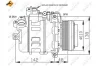 Компресор кондиціонера BMW 3 Series 00- NRF 32123 (фото 2)