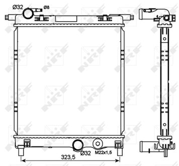 Радиатор NRF 53101