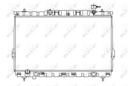Радіатор охолодження NRF 53357