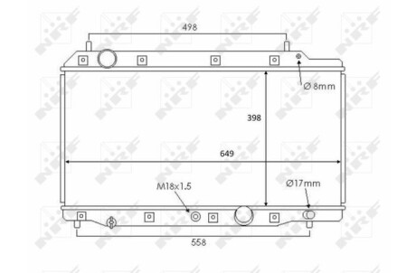 Теплообмінник NRF 58383