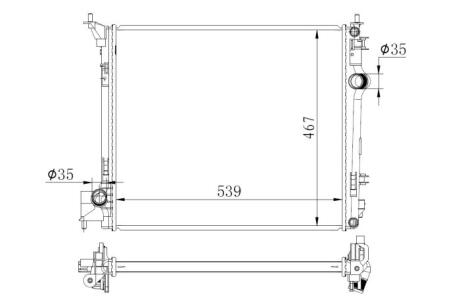 Радіатор охолодження NRF 59271