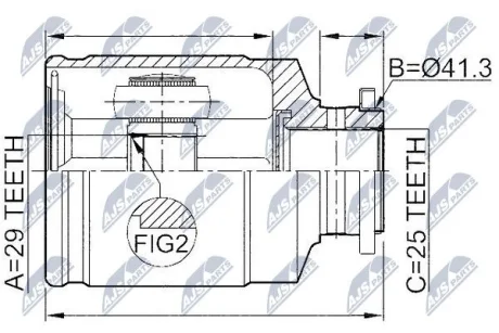 Шрус NTY NPWSB011