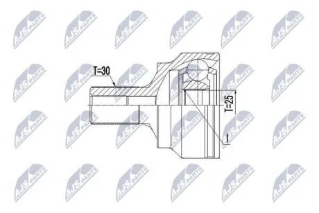 ШРКШ зовн 25X69X30 MERCEDES BENZ E-CLASS 212 4 MATIC 08-13 NTY NPZ-ME-021