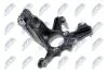 Цапфа перед ліва VW GOLF 03-12 / Audi A3 03-13 / Seat Altea 03-12 (на 3 кріплення підшипник) NTY ZZP-AU-002 (фото 1)