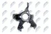 Цапфа перед ліва VW GOLF 03-12 / Audi A3 03-13 / Seat Altea 03-12 (на 3 кріплення підшипник) NTY ZZP-AU-002 (фото 3)