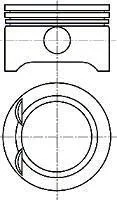 Поршень (73+0,5мм) Opel - X 10 XE,Z 10 XE NURAL 8710270700