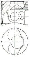 Поршень NURAL 87-114900-66