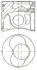 Поршень двигателя VAG 80.00 1.9TDI AXC/AXB/ASZ/ARL T5 03- (CYL 3-4) TRAPEZ NURAL 87-114907-35 (фото 1)