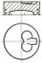 Поршень FIAT 82.0 NURAL 87-124000-00 (фото 1)