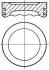 Поршень (63,5мм) Mercedes-Benz - M 160 NURAL 8713670000 (фото 1)