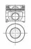 Поршень з кільцями FORD Transit 90.40 2.4TDCI PHFA/PHFC TRAPEZ 06-14 NURAL 87-148107-40 (фото 1)