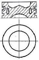 Поршень NURAL 87-432205-00