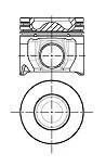 Поршень 7500mm STD Citroen Berlingo, C3 II, C3 Picasso, C4 Aircross, C4 Cactus, C4 Grand Picasso I NURAL 87-433600-00
