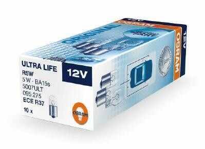 Автолампа Ultra Life R5W BA15s 5W прозора OSRAM 5007ULT