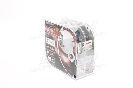 Автолампа Night Breaker Laser H3 PK22s 55 W прозоро-блакитна OSRAM 64151NLHCB