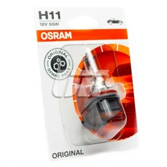 Автолампа Original Line H11 PGJ19-2 55 W прозрачная OSRAM 6421101B