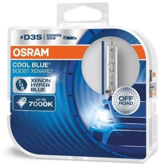 Автолампа Xenarc Cool Blue Boost D3S PK32d-5 35 W прозрачная OSRAM 66340CBB-HCB