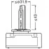 ЛАМПА D5S 25W 12V PK32D-7 XENARC -FS OSRAM 66540 (фото 2)