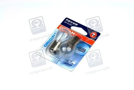 Автолампа Original Line P21/4W BAZ15d 4 W 21 W прозрачная OSRAM 7225-02B