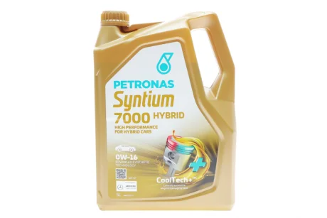 Масло моторное SYNTIUM 7000 HYBRID 0W-16 SP (5L) Petronas 70735M12EU