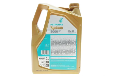 Масло моторное SYNTIUM 5000 CP 5W-30 SP (5L) Petronas 70830M12EU