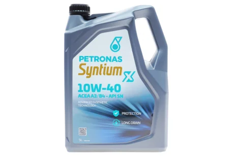 Масло моторное SYNTIUM X 10W-40 A3/B4 (5L) Petronas 70984M12EU