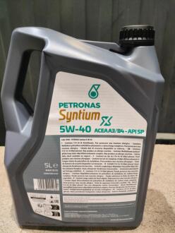 Олива моторна SYNTIUM X 5W-40 A3/B4 (5L) Petronas DSC_70983M12EU