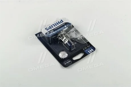 Автолампа DiamondVision H1 P14, 5s 65 W синя PHILIPS 12258DVB1