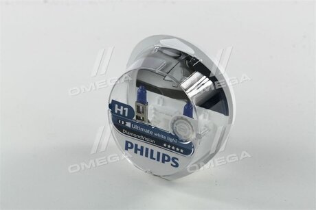 Автолампа DiamondVision H1 P14,5s 55 W синяя PHILIPS 12258DVS2 (фото 1)