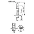 Лампа накалу H1 12V 55W P14,5s LongerLife Ecovision PHILIPS 12258LLECOC1 (фото 3)