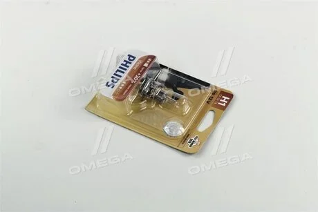 Автолампа Vision H1 P14, 5s 55 W прозора PHILIPS 12258PRB1