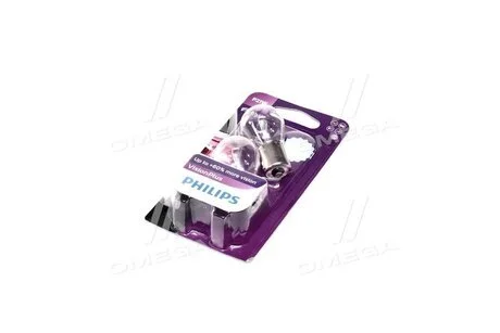 Фото автолампа VisionPlus P21W BA15s 21 W прозрачная PHILIPS 12498VPB2 Автолампа VisionPlus P21W BA15s 21 W прозрачная PHILIPS 12498VPB2