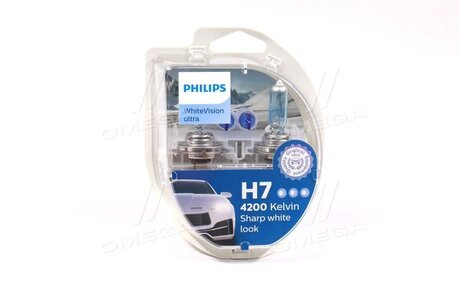 Автолампа WhiteVision Ultra H7 PX26d 55 W PHILIPS 12972WVUSM (фото 1)