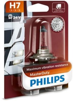 Автолампа MasterDuty H7 PX26d 70 W прозора PHILIPS 13972MDB1