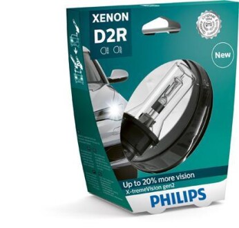 Автолампа Xenon X-tremeVision gen2 D2R P32d-3 35 W прозрачная PHILIPS 85126XV2S1