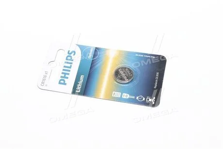 Батарейка CR1616 - 3.0V coin 1-blister (16.0 x 1.6) - Lithium (пр-во Philips) PHILIPS CR1616/00B
