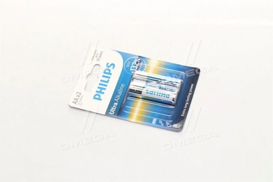 Батарейка LR6/ AA Ultra Alkaline Blister 2шт (пр-во Philips) PHILIPS LR6E2B/10 (фото 1)