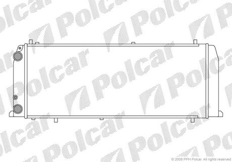 Радітор Audi 100 18 84- Polcar 131508A4 (фото 1)