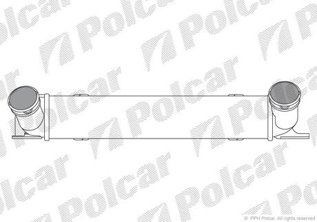 Інтеркулер BMW 1 (E81), 1 (E82), 1 (E87), 1 (E88), 3 (E90), 3 (E91), 3 (E92), 3 (E93), X1 (E84) 20D Polcar 2001J8-1 (фото 1)