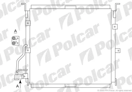 Радіатори кондиціонера | BMW 3 E36, 92- Polcar 2007K8C5