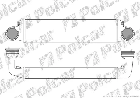 Радіатор повітря (Інтеркулери) | 3 Touring (E46), 06. Polcar 2009J82