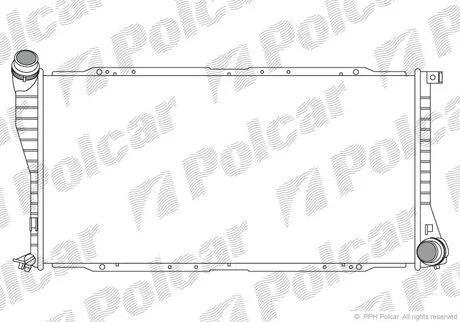 Радиатор охлаждения Polcar 2016085 (фото 1)