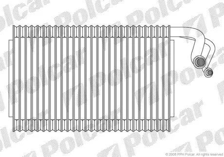 Осушувач кондиціонера BMW 5 (E60, E60N)/6 (E63, E63N) -10 Polcar 2017P8-1