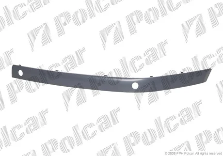Накладка бампера | 7 E65/E66, 09.01- Polcar 2023076