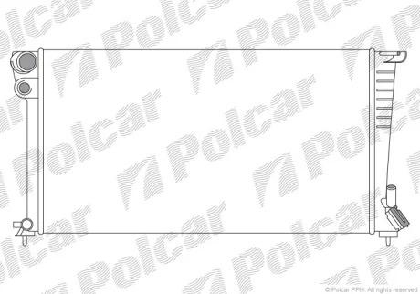 Радіатор охолодження | XSARA (N1), 04.97-12 Polcar 232608A8