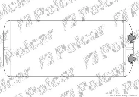 Радіатор опалювання салону CITROEN BERLINGO 16-20D 1299- Polcar 2329N8-3