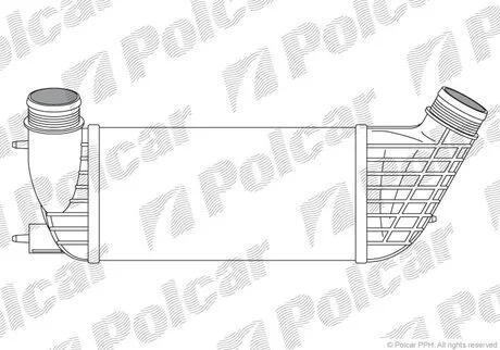 Інтеркулер PSA Expert/Jumpy/Scudo 20Hdi 07- Polcar 2397J8-2